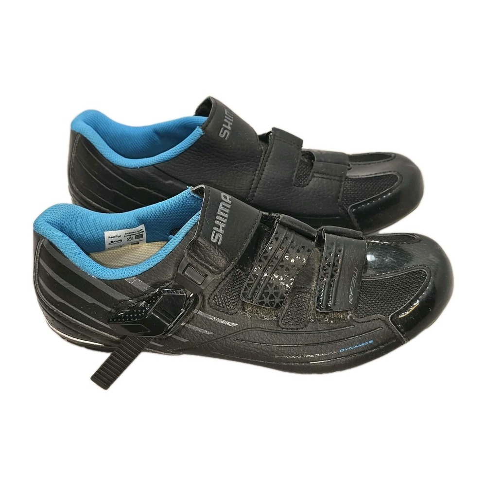 Shimano RP3 Cycling Shoes Sz 7.8 US EU 40 Road‎ Bike SPD Black GUC 🚲🔥